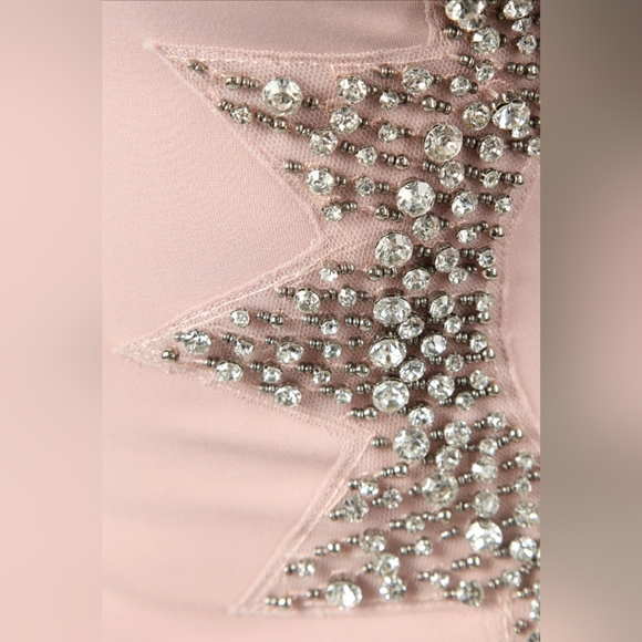 Pink Rhinestone Mini Dress - Picture 4 of 8